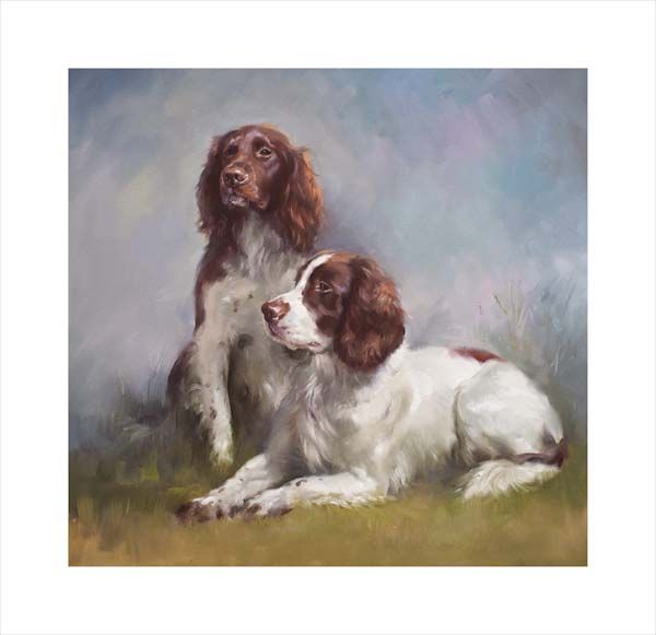 A dog and canine wall art canvas print of a crufts dog show breed by Jacqueline Stanhope. Signed limited edition.